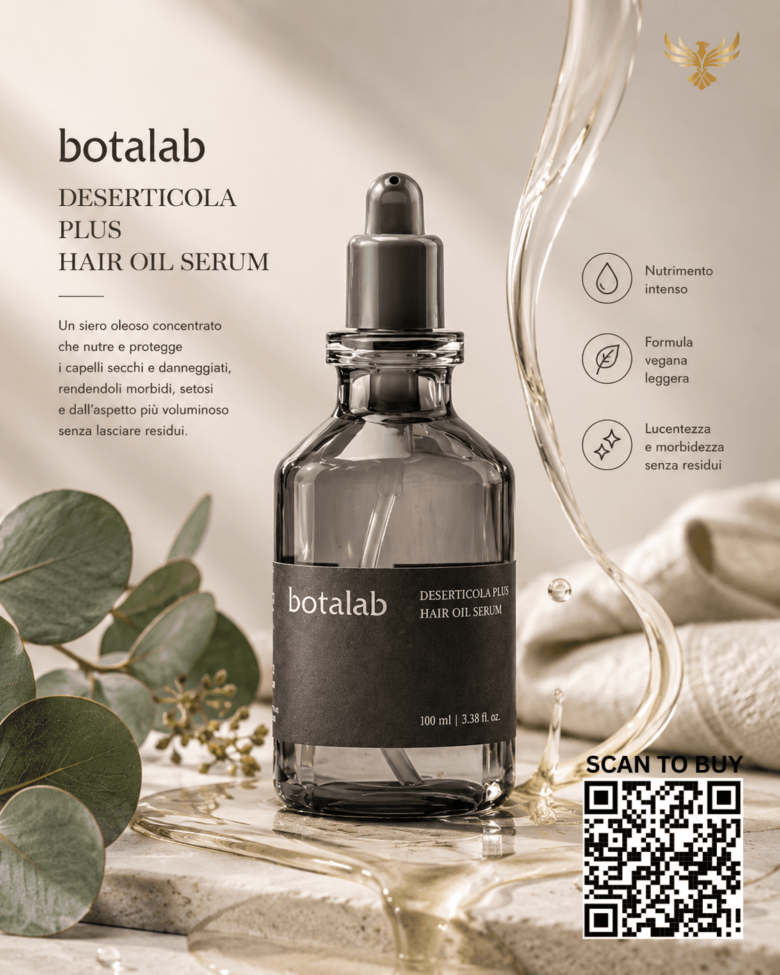 Botalab Deserticola Plus Hair Oil Serum