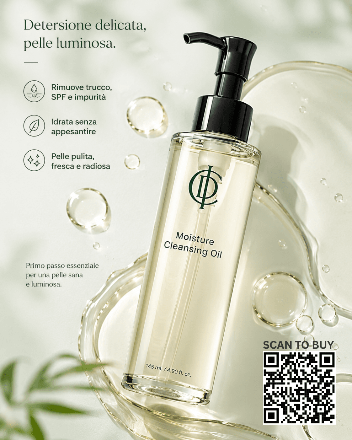 ICD Moisture Cleansing Oil