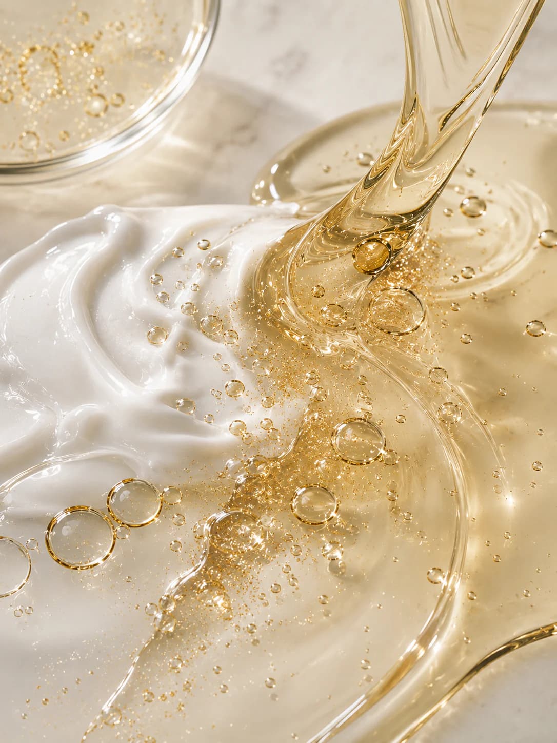 Olio detergente che scioglie SPF make-up e impurità nella doppia detersione coreana